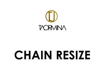 Chain RESIZE - Fee and Returns Procedures by Taormina Jewelry