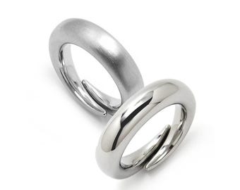 BOLLA dome tapered ring in stainless steel