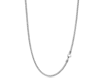3mm Wheat Chain Necklace, Men's Stainless Steel Chain