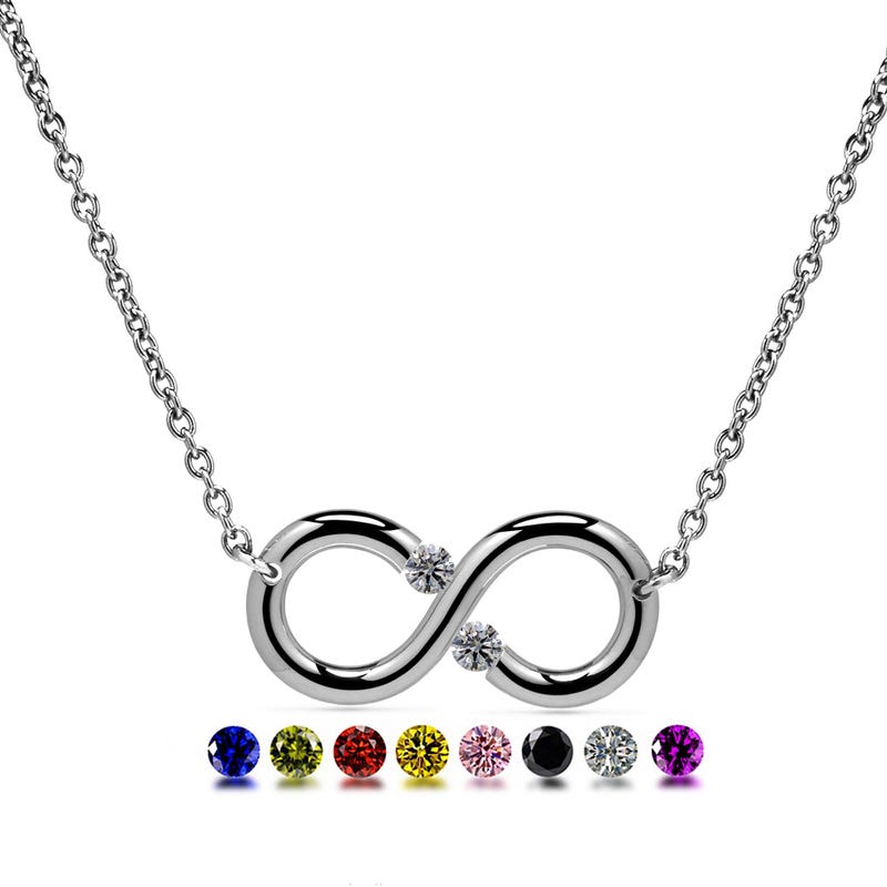 The Infinity Necklace - Purple