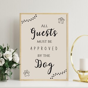 Funny Printable Wall Art Gift for Dog Lover Dog Quote Wall Decor Dog Bedroom Funny Quote Print Unique Print for Home Digital Print Gift