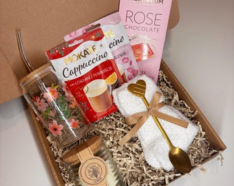 Sending a Hug Gift Box, Birthday Gift Set for Her, Cozy Gift Box, Thank You Gift Box, Get Well Soon, Thinking of You, Coffe Lover Gift Box