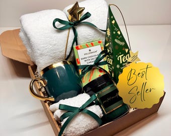 Cozy Gift Set, Gift for Her, Birthday Gift Set,Cozy Winter Gift Set, Relaxation Gift Box,Holiday Gift Idea, Gift for Tea Lovers, Winter Gift