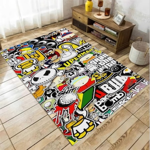 Cartoon Rug, Jack Rug, Fun Rug, Cartoon Movie Rug, Colorful Rug, Boys Room Rug, Girls Room Rug, Gift For Birthday, Modern Rug, Popular Rug