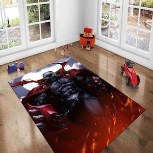 Spawn Rug, Spawn, Spawn Design Rug, Cool Rug, Home Decor, Boys Room Rug, Girls Room Rug, Gift For Birthday, Modern Rug,Popular Rug,Floor Rug