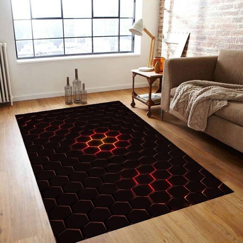 Hexagonal Rug - Etsy
