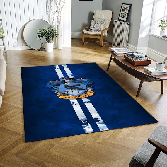 Ravenclaw Rug, Ravenclaw, Hogwarts, Cool Rug, Green Rug, Popular Rug, Home Decor, Boys Room Rug,Girls Room Rug,Gift For Birthday,Home Design