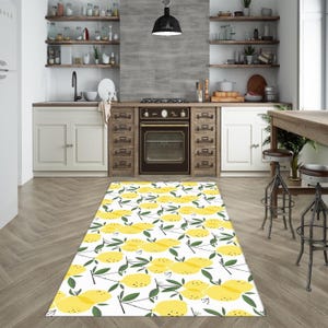 Lemon Rug, Kitchen Rug, Lemons Rug, Lemon Fashion Rug, Colorful Rug, Boys Room Rug, Girls Room Rug, Gift For Birthday,Modern Rug,Popular Rug