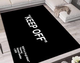 Keep Off, Keep Off Rug, Keep, Off, Black Rug, Colorful Rug, Boys Room Rug, Girls Room Rug, Gift For Birthday,Modern Rug,Popular Rug,Cool Rug