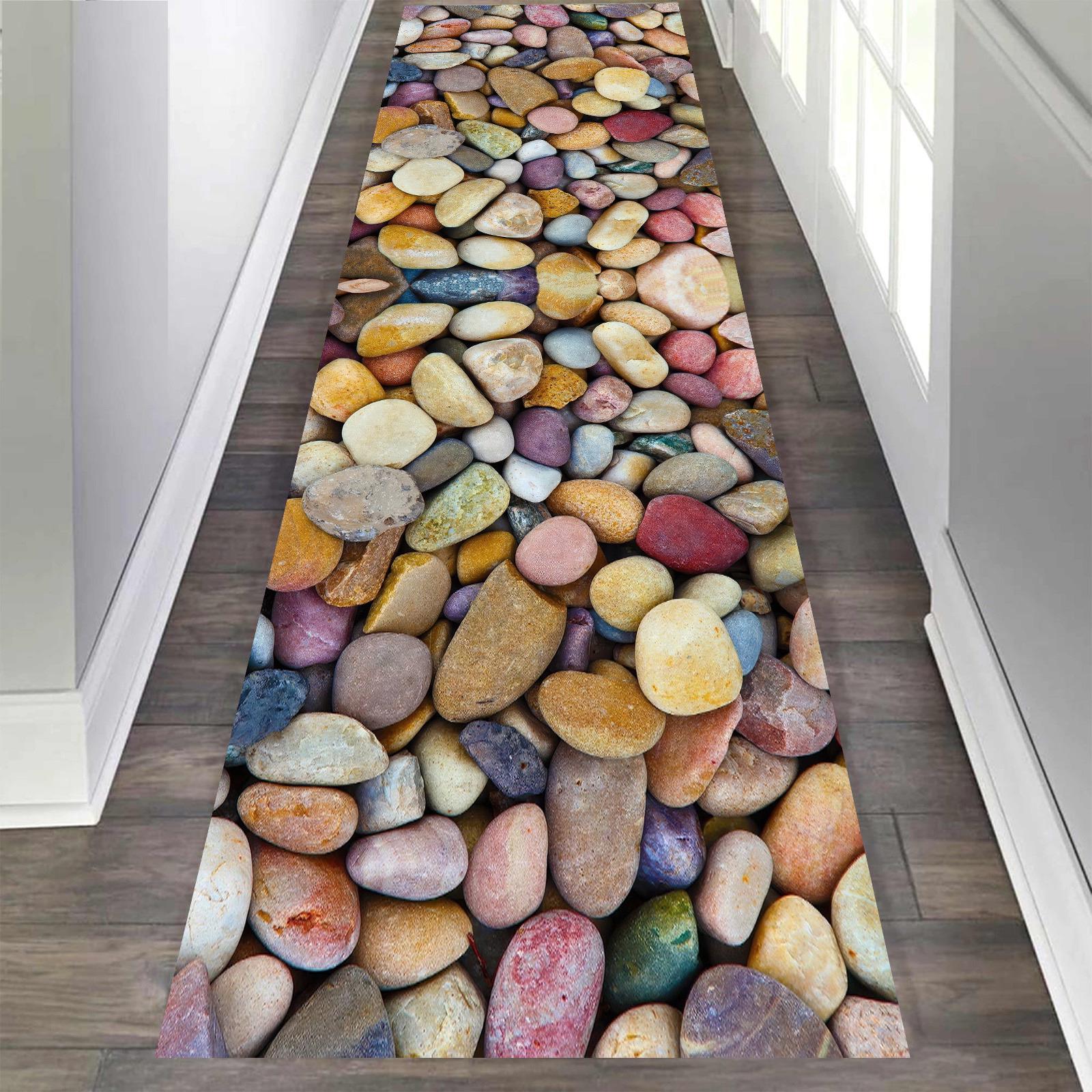 Stone Rug Design Stone Rug, Stones Rug, Colourful Stone Rug, Runner Rug, Popular Rug ...