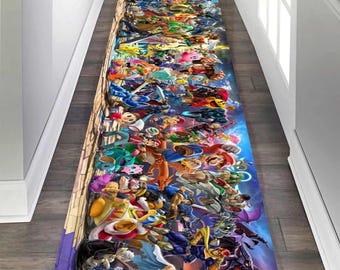 Alfombra de videojuego, alfombra de corredor, alfombra de juego, alfombra de juego vintage, alfombra de juego retro, alfombra de personajes de juego, alfombra de juego Atari, regalo de cumpleaños, alfombra genial