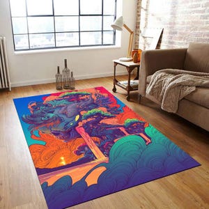 Cartoon Characters Rug, Cartoon Characters, Cartoon Character Rug, Cartoon Character, Popular Rug, Floor Rug, Home Decor, Gift For Birthday