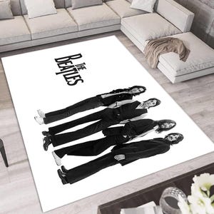 The Beatles, The Beatles Rug, Beatles Fun Rug, Colorful Rug, Boys Room Rug, Girls Room Rug, Gift For Birthday, Modern Rug, Popular Rug