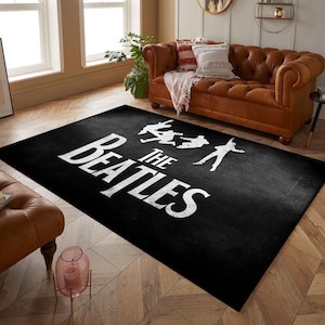 The Beatles, The Beatles Rug, Beatles Fun Rug, Colorful Rug, Boys Room Rug, Girls Room Rug, Gift For Birthday, Modern Rug, Popular Rug