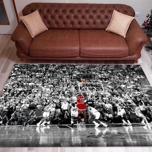 Basketball Rug, Basketball Fan Rug, Sports Rug, Colorful Rug, Boys Room Rug, Girls Room Rug, Gift For Birthday, Modern Rug, Popular Rug