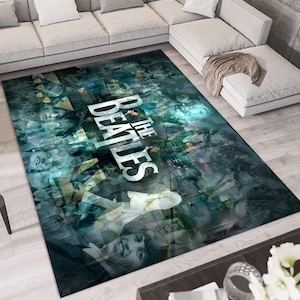 The Beatles, The Beatles Rug, Beatles Fun Rug, Colorful Rug, Boys Room Rug, Girls Room Rug, Gift For Birthday, Modern Rug, Popular Rug