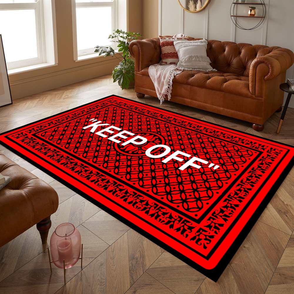 Keep Off Rug Turf Red