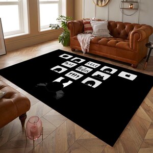 The Beatles, The Beatles Rug, Beatles, Beatles Fun Rug, Colorful Rug, Boys Room Rug, Girls Room Rug,Gift For Birthday,Modern Rug,Popular Rug