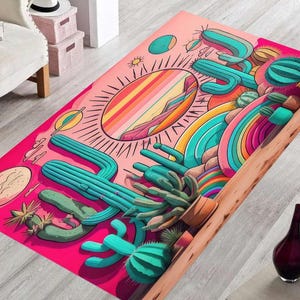Cactus Graffiti Art - Etsy