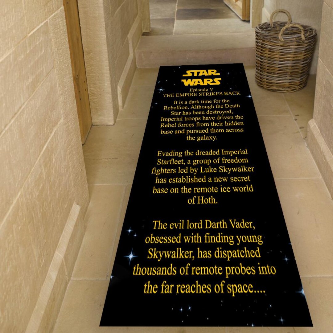 Star Wars Rug, Starwars Rug, Runner Rug, Movie Rug, Popular Rug, Area ...