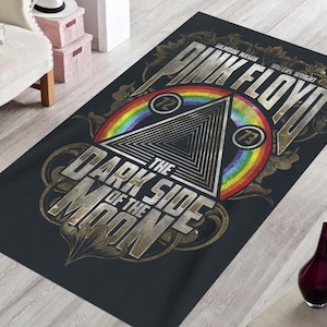 Pink Floyd Rug, Music Rug, Pink Floyd, Retro Music, Boys Room Decor, Girls Room Rug,Musician Rug,Gift For Birthday,Personalized Rug,Area Rug