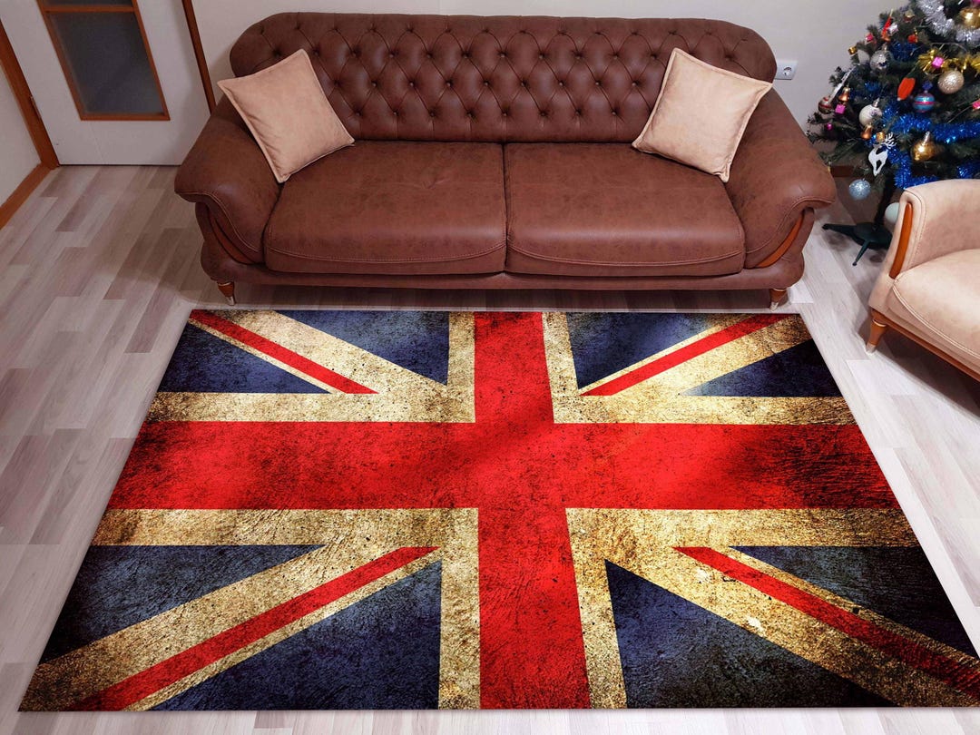 British Rugs United Kingdom Rug, United Kingdom Flag, England Flag Rug, Colorful Rug ...
