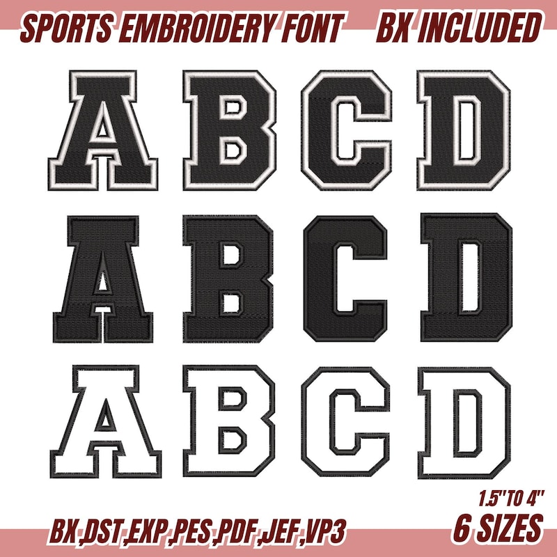 Athletic Bold Font - Etsy