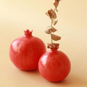 Handmade ceramic pomegranate | Ceramic Vase | wedding gifts | decor pomegranate | interior decor | home decor | Heartwarm Mother‘s Day Gift