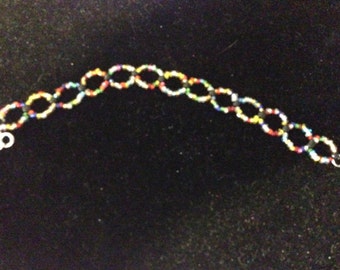 Armband - mehrfarbige Perlen
