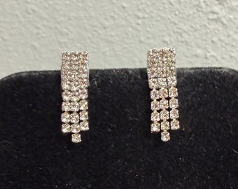 Brincos - Brincos triplos com strass