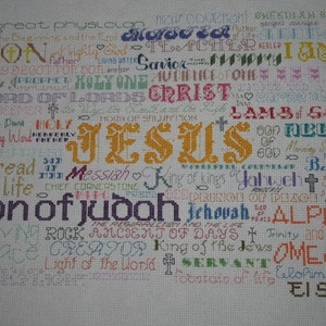 Cross Stitch Jesus Pattern