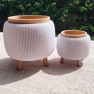 Modern Plant Pot with Legs – Decorative Indoor Planter