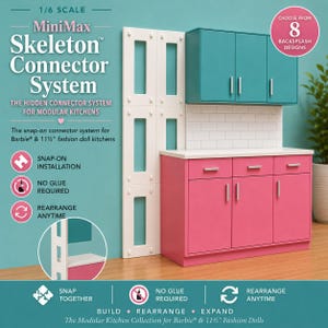 1/6 Skeleton Verbinder für die Modular Kitchen Kollektion