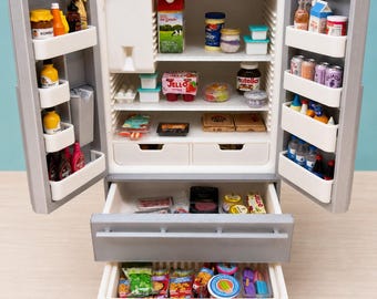 1/6 Scale Custom French Door Refrigerator with Optional Ice Maker
