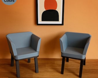 Modern Chair, 1/6 Scale, Personalized