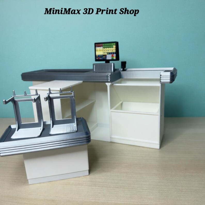 Grocery Checkout Counter-2 Sizes Available, 1/6 Scale - Etsy