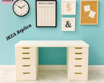 IKEA Replica Table Desk, 1/6 Scale, Personalized