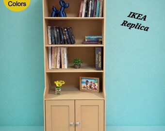 IKEA Replica 2-Door Bookshelf,  1/6, Personalized
