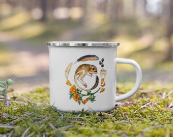 Kangaroo Rat Enamel Camper Mug