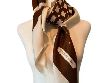 BALENCIAGA シルクロングスカーフ BALENCIAGA(バレンシアガ) 正規品 ロング スカーフ/新品 調子