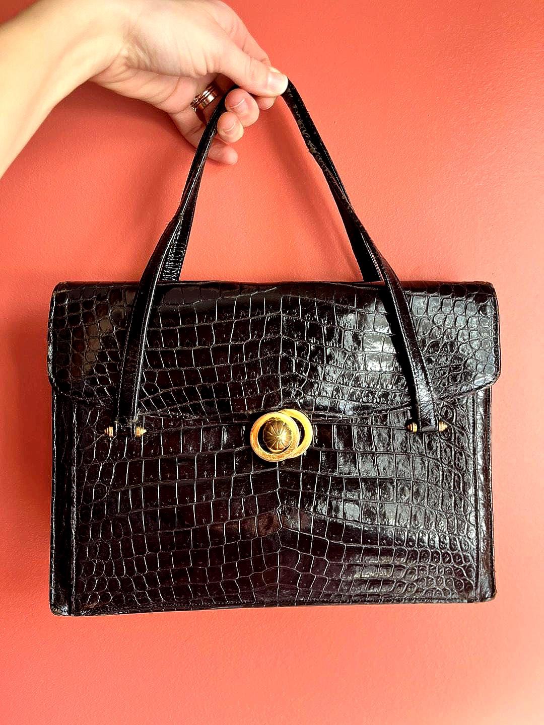 Vintage crocodile handbags Schweiz