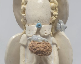 White Garden Angel