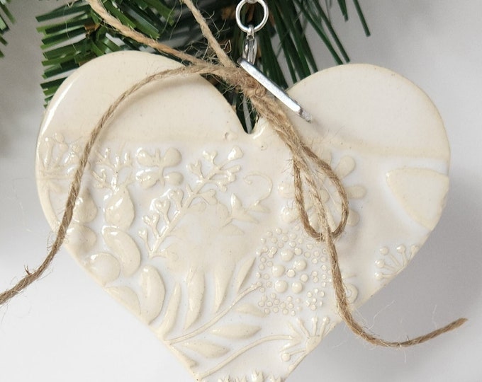 Small Heart Christmas Ornament