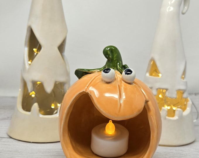 Pumpkin Luminary/Treat Dish