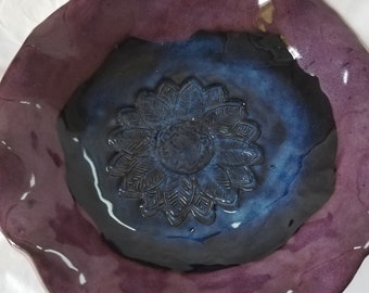 Purple Flower Bowl