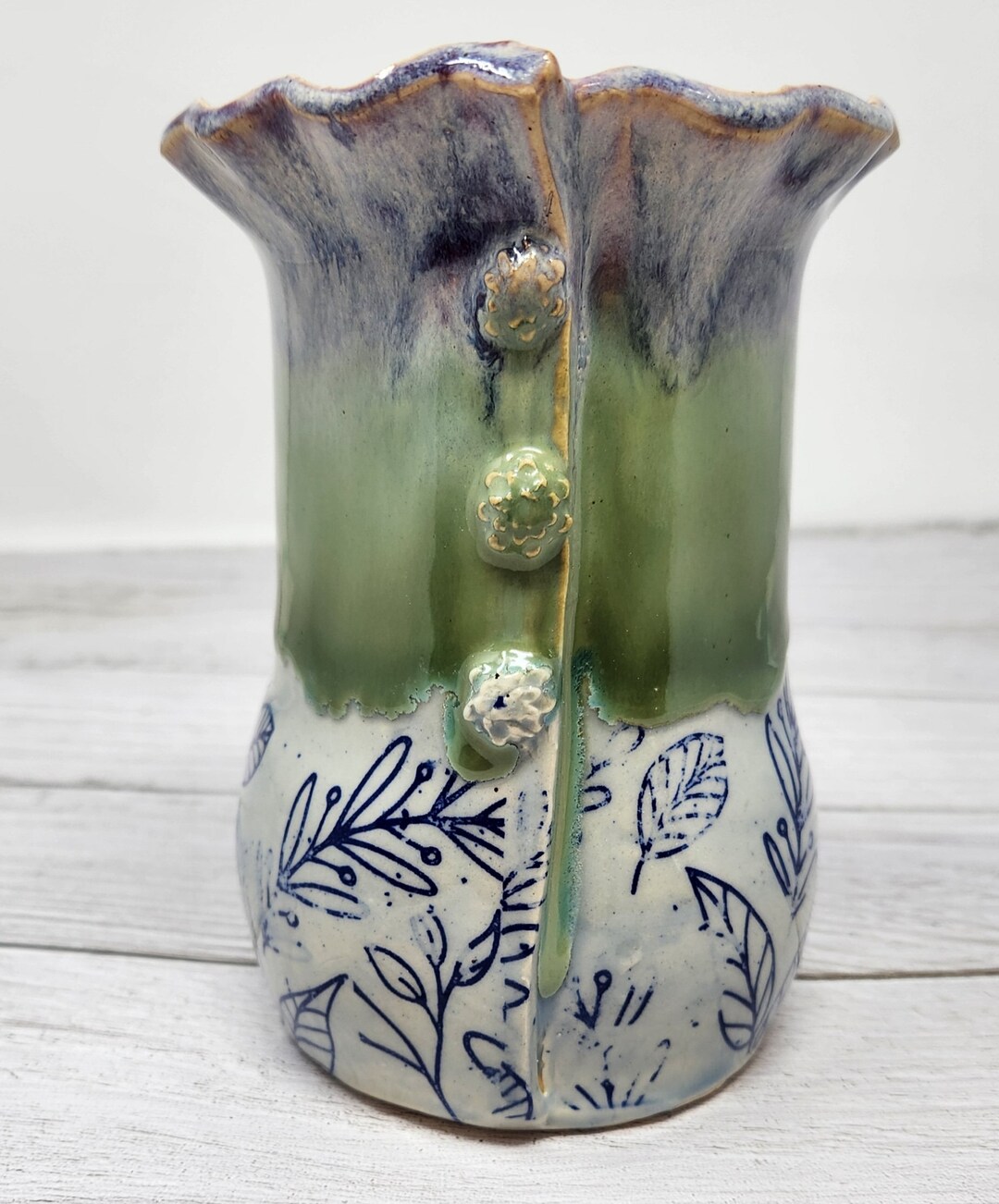 Hand Built Ceramic Vase Etsy
