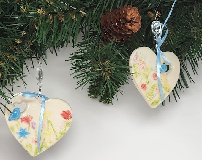 Small Heart  Ornaments (This listing is for 1 ornament)