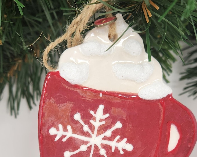 Hot Cocoa Christmas Ornament