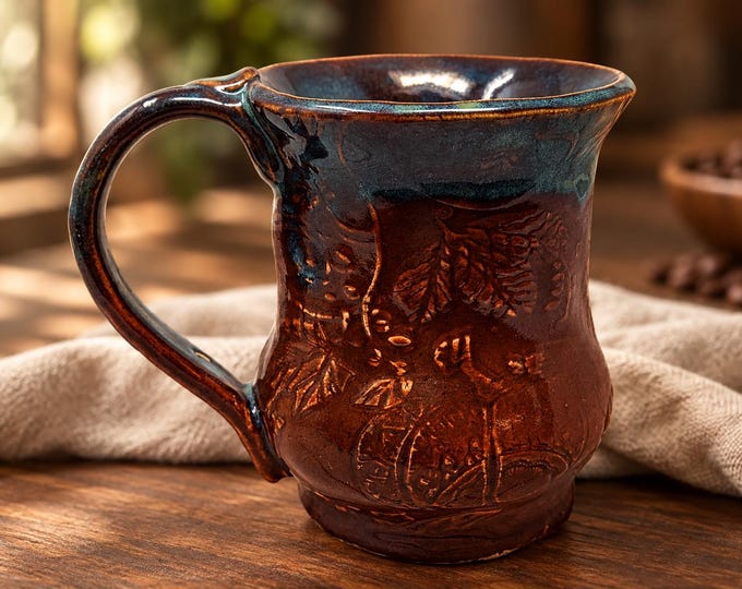 Hand built Ceramic Mug(This listing is for 1 mug only)