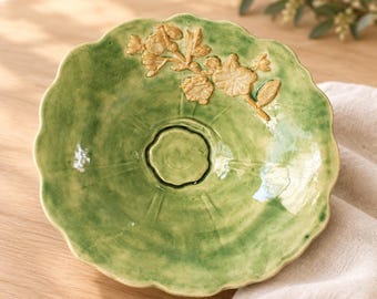 Ceramic Floral Bowl